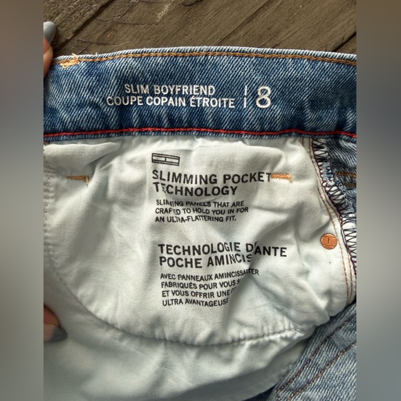 Tommy Hilfiger Slim Boyfriend Distressed Jeans, size 8. - Picture 9 of 10